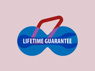 Lifetime Guarantee Icon adobe bicycle graphic design icon illustrator infinite infinity lifetime guarantee tools unior tools
