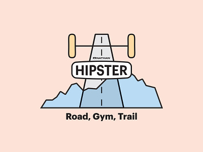 Nathan Hipster Logo