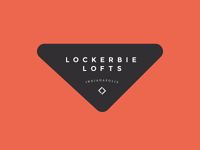 Reject Branding Option apartments branding classy identity indianapolis lockerbie lofts logo palette square