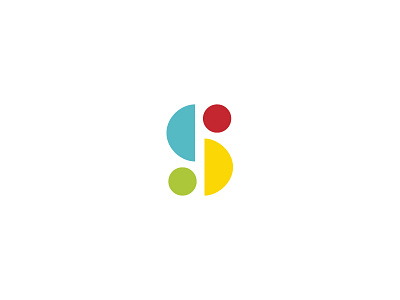 Unused Brandmark blocks brand brandmark circles color geometric identity logo playful s shapes trademark