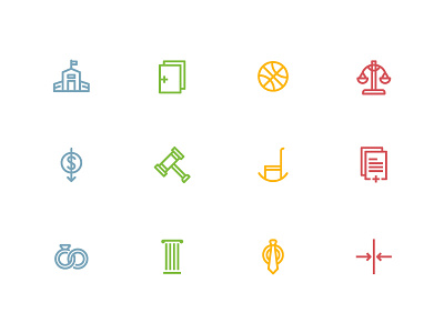 More Law Icons business design education elder icon set iconography icons illustration law lawyer sports trust