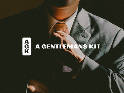 A Gentlemans Kit Logo ask branding classy design gentleman high end logo luxury