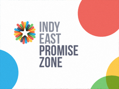 IndyEast Promise Zone Logo bebas bloom branding colorful identity indianapolis logo star