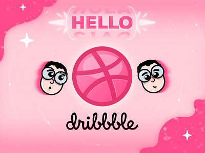 Hello Dribbble!!! design grateful hellodribbble illustration