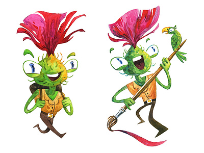 mr Thistle character design