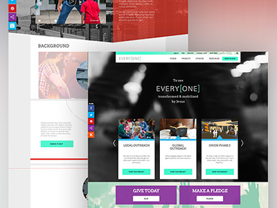 Every[one] Campaign campaign capital campaign design homepage mobile ui ux web web design website