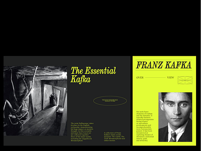 Franz Kafka Magazine - Layout branding brutalism design graphic design illustration indesign minimal typography ui vector