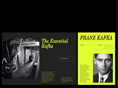 Franz Kafka Magazine - Layout