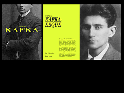 Franz Kafka Magazine - Layout branding brutalism design graphic design illustration indesign layout magazine presentation typography ui vector