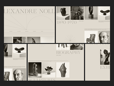 Alexandre Noll/ Layout & Art Direction branding design graphic design layout minimal typography ui