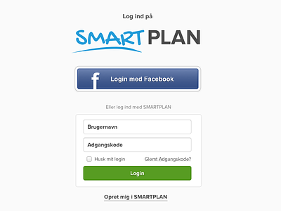 Login Smartplan blue facebook green login logo sketchapp smartplan