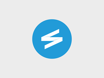 Logo concept blue logo round smartplan