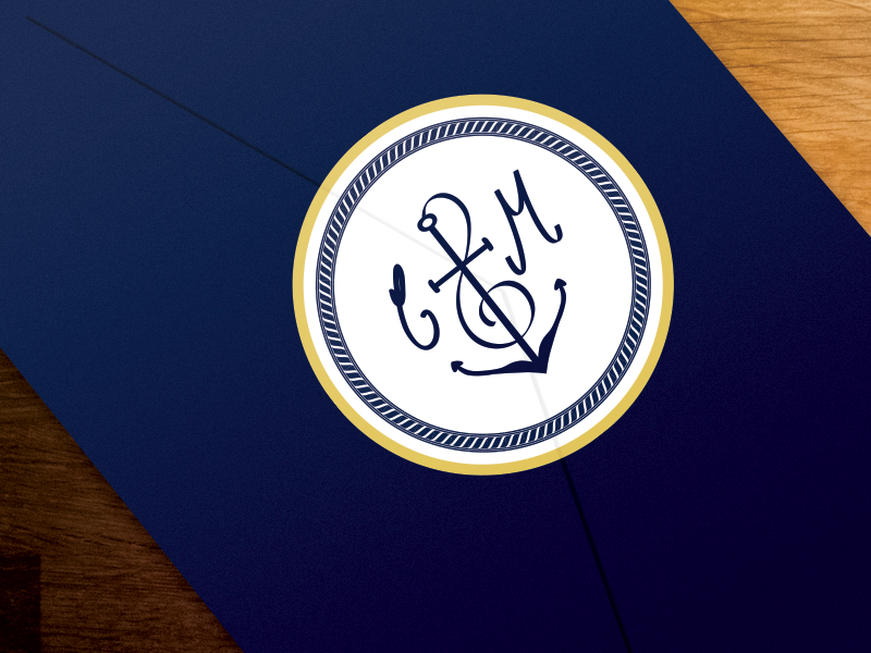 Monogram for wedding monogram wedding stamp sticker invitation