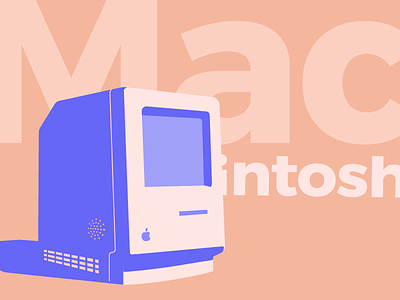Summer Macintosh apple classic classic 2 classic ii colors computer design flat home mac macintosh stuff