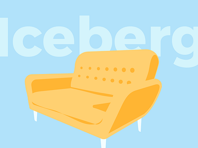 Summer Iceberg Sofa colors comfy design flat iceberg maisons du monde mdm retro sofa stuff summer