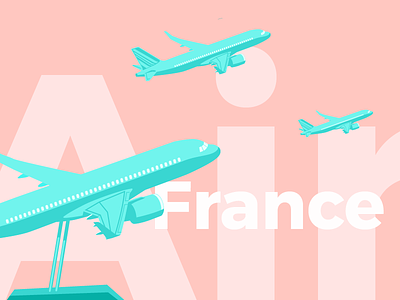 Summer Air France air france airline airline figurine airliner airplane colors figurine flight holiday plane travel vacation