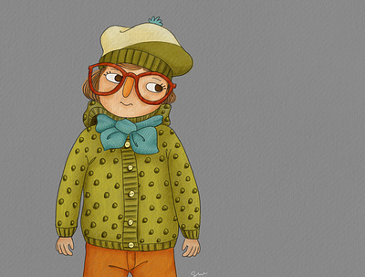 Red Glasses character childrensillustration digital illustration kidlitart whimsical