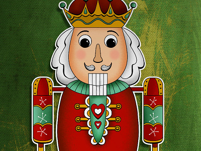 Nutcracker christmas illustration kidlitart nutcracker whimsical