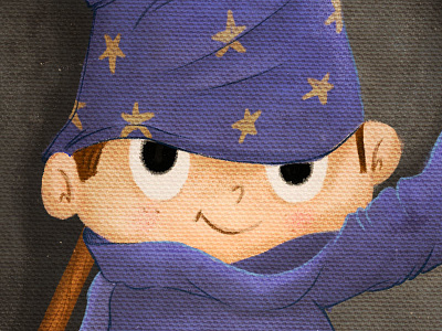 Wizardapprentice digital illustration kidlitart whimsical wizard