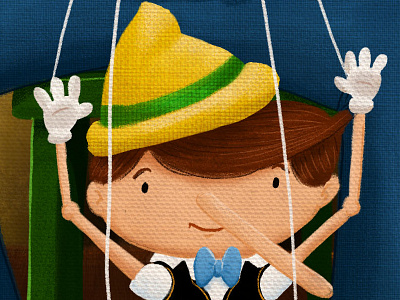 Pinocchio illustration kidlitart pinocchio whimsical