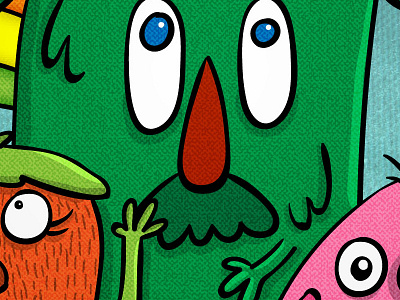 Whacky Friends character childrensillustration happy monsters illustration kidlitart whacky whimsical