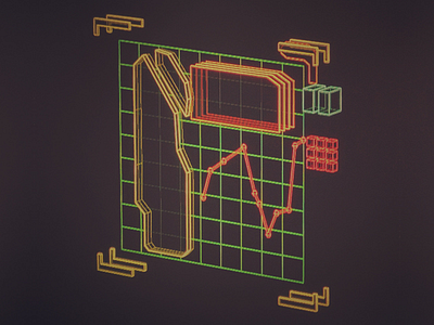 Beta Interface 3d hologram houdini interface ui ux vr