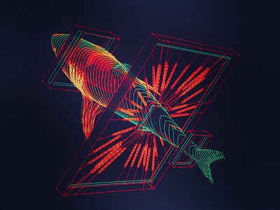 Psionic Shark /// hologram houdini interface psionic shark ui ux vr