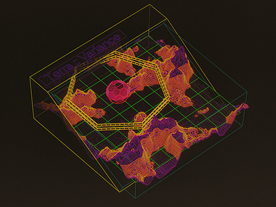 Terra Variance /// 3d cg cyber hologram houdini scifi ui ux