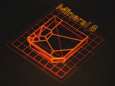 Mineral 8 /// 3d cg cyber hologram houdini interface scifi ui ux