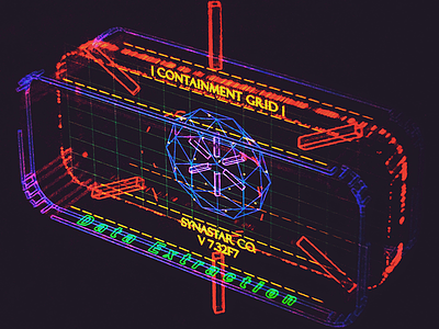 Synastar Data Extractor /// 3d cg cyber hologram houdini interface scifi ui ux