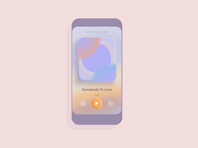 Sunset app audio color design minimal mood music orange player purple sound sunset ui ux