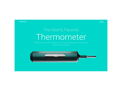 Thermostat 1 app design flat minimal typography ui ui design uid uiux ux web website