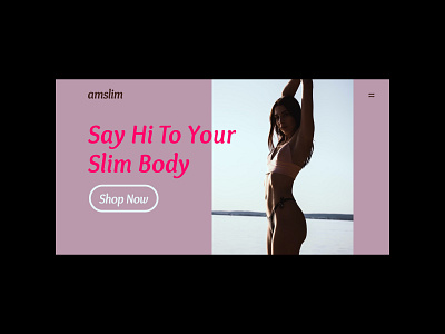 Type Study app design diet minimal photography shop slim store typography ui unsplash ux vitamins web website woman