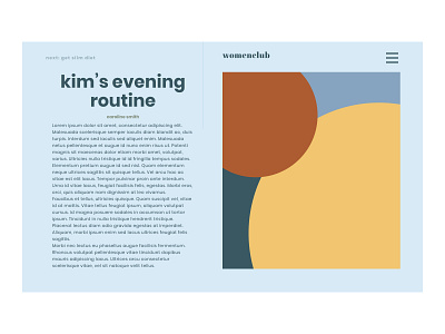blog design minimal typography ui ux web website