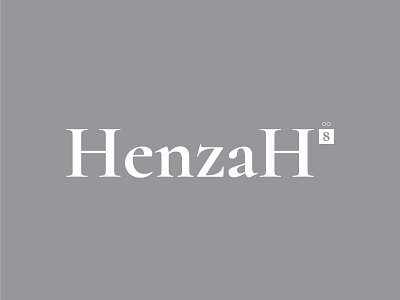 Henzah Logo brand identity branding design system logo mark ui