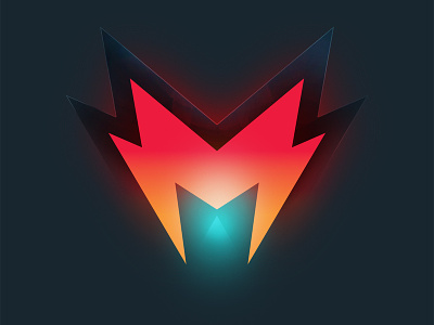 M - Logo for a Twitch Gammer icons logo