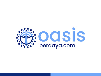 Oasis Berdaya Logo branding concept design illustration logo