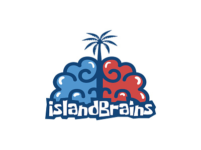 IslandBrains branding concept design logo