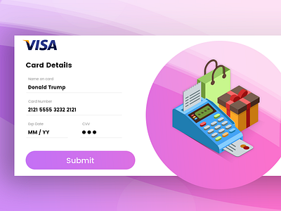 Card Details art card design ecommerce gradient landing page photoshop product ui ux website