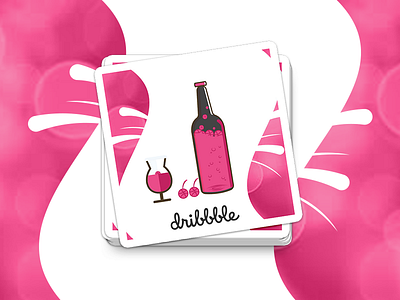 Dribbble Sticker Pack art design designer dribbble graphic illustrator mule pack photoshop sticker ui uplabs