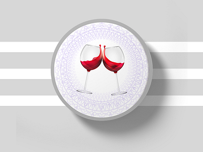 Coaster art coaster design dailyui dribbble illustration ios logo love photoshop skills ui ux vector wine