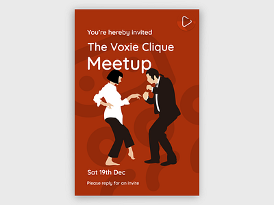 Movie Meetup Poster branding design minimal movie poster movies poster design