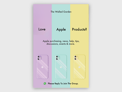 Apple Devices Poster branding design minimal poster poster design