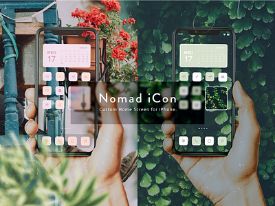 Nomad iCon Web Branding branding design icon iphone japan minimal ui xd