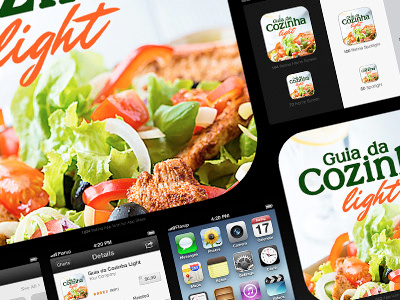 Guia Cozinha Light Icon android aplicativo app food free ios iphone light