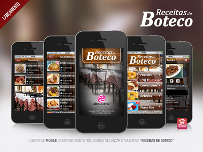 App Receitas de Boteco