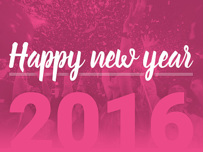 Happy New Year 2016! 2016 fonts happy new year new year year