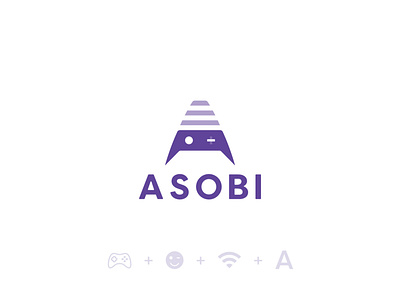 Asobi Gaming Logo brand identity branding creative logo discord gaming islamic logo logo design mark nintendo playstation rpg twitch videogame xbox