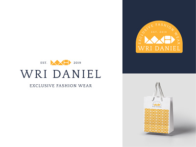 Wri Daniel | Brand abstract logo brand identity branding clothing brand clothing logo creative logo logo logo design mark minimal visual identity