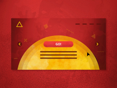 Sun and Moon animation ui ux design gradient texture space landing page traingle graphic design digital marketing agency web design shapes moon sun animation ui animation ux vector ui minimal illustration design